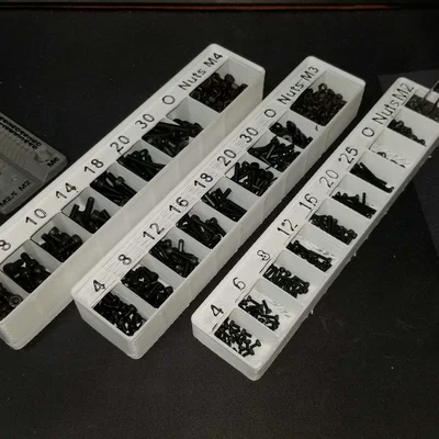 Khay phân loại ốc vít Gridfinity Lite