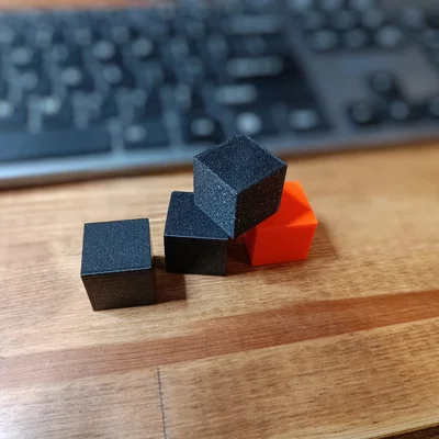 Mô hình khối lập phương 20x20x20 mm - File in 3D kiểm tra máy