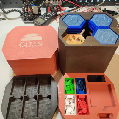 Hộp đựng Catan in 3D