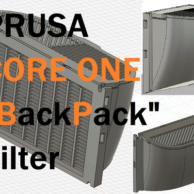 Balo lọc khí cho Prusa Core One - Kiểu bộ lọc hạt carbon Nevermore