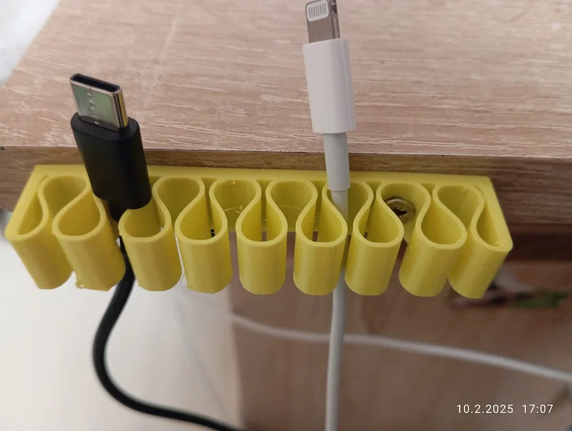 Giá đỡ dây cáp đa năng 3D - Giải pháp sắp xếp bàn làm việc gọn gàng - Image 1