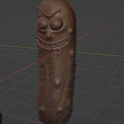 Ốp bật lửa Clipper hình Pickle Rick