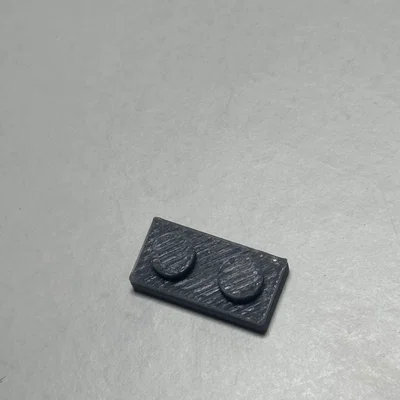 Mảnh ghép gạch LEGO 1x2 (tương thích 3023 / 28653) - File in 3D
