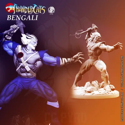Tải miễn phí file STL Bengali - Thundercats cho in 3D bởi CG Pyro