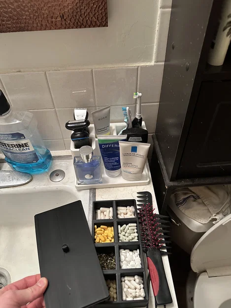 Khay Đựng Đồ Cá Nhân Đa Năng Cho Phòng Tắm In 3D - Image 2