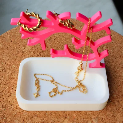 Khay Đựng Trang Sức Hình San Hô Mini