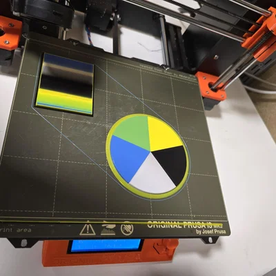 Mô hình test in 3D đa màu 5 sắc độ cho MMU2S và MMU3