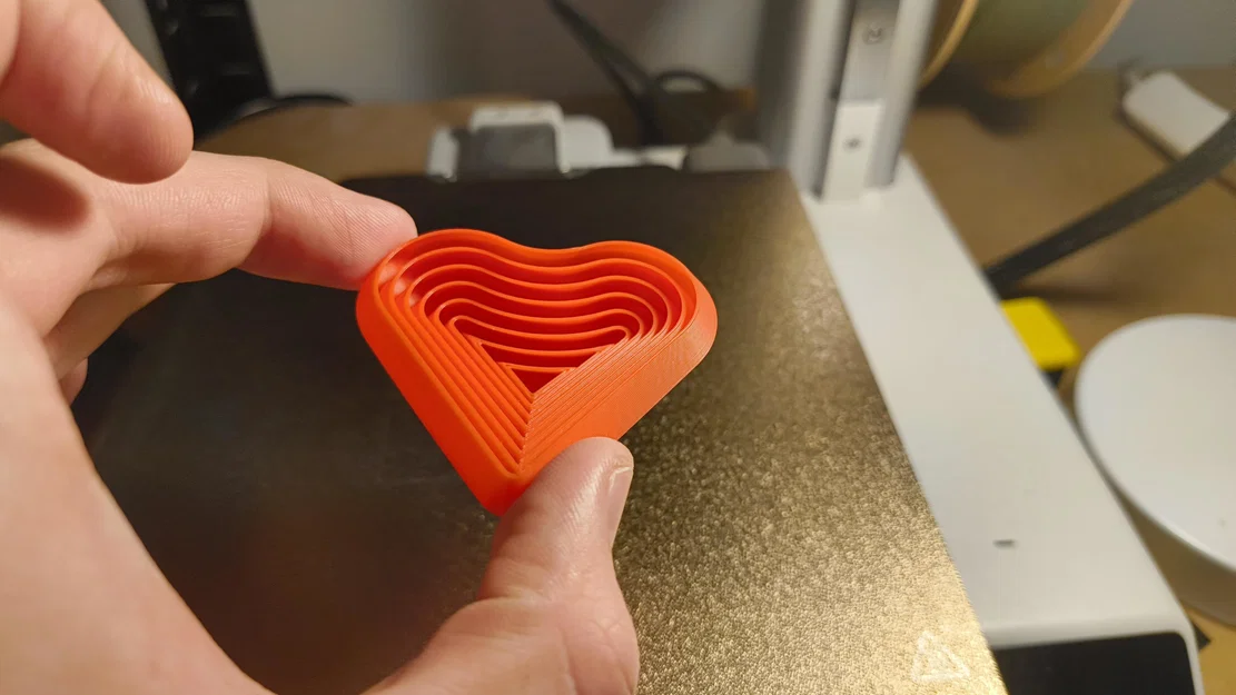 Mẫu in 3D đồ chơi Fidget trái tim Valentine dễ thương - Image 2