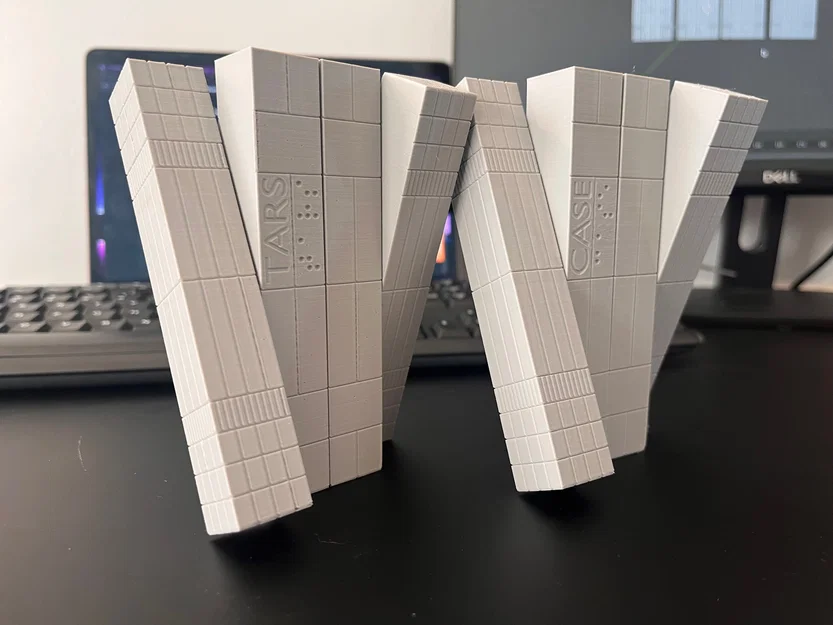 Mô hình robot khớp nối T.A.R.S., C.A.S.E., K.I.P.P. và P.L.E.X từ Interstellar (print-in-place) - Image 3