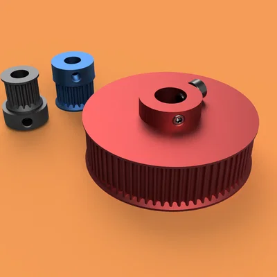 [OEPU] Bộ sưu tập bánh răng đai GT2 - Parametric