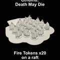 Cthulhu: Death May Die / Mansions of Madness - Token Lửa 3D - Thumbnail 3