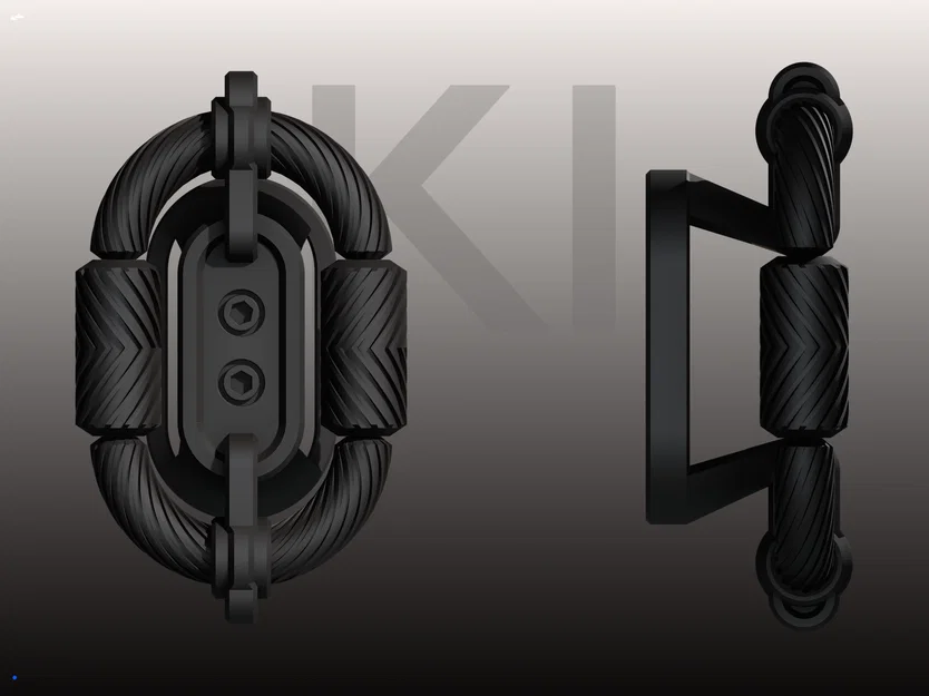 Nắp tay nắm cửa K1 “Gandle” (Bánh răng tĩnh & Bánh răng động) - Image 1