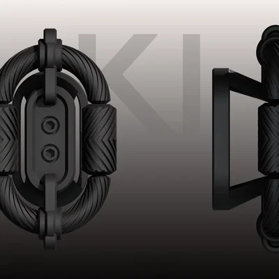 Nắp tay nắm cửa K1 “Gandle” (Bánh răng tĩnh & Bánh răng động)