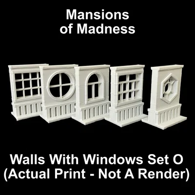 Mansions of Madness: Token cửa sổ tường đục (Opaque Wall Window Tokens)