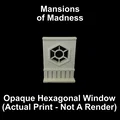 Mansions of Madness: Token cửa sổ tường đục (Opaque Wall Window Tokens) - Thumbnail 3