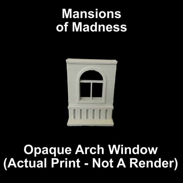 Mansions of Madness: Token cửa sổ tường đục (Opaque Wall Window Tokens) - Image 4