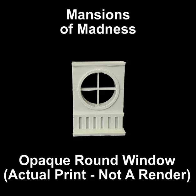 Mansions of Madness: Token cửa sổ tường đục (Opaque Wall Window Tokens) - Image 6