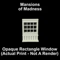 Mansions of Madness: Token cửa sổ tường đục (Opaque Wall Window Tokens) - Thumbnail 7