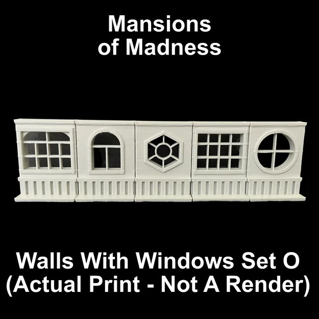 Mansions of Madness: Token cửa sổ tường đục (Opaque Wall Window Tokens) - Image 8