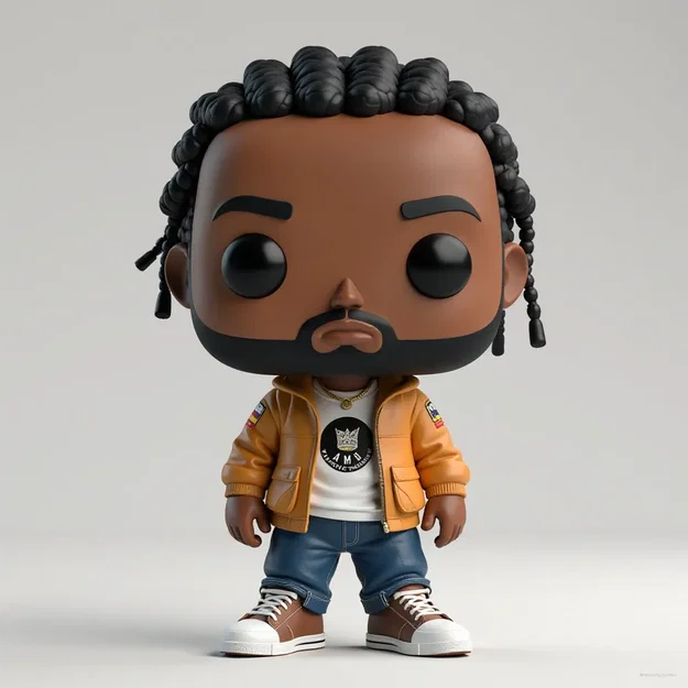 Mô hình Kendrick Lamar phong cách Funko cực chất - Image 1
