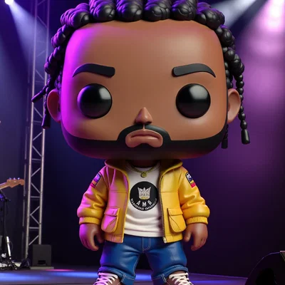 Mô hình Kendrick Lamar phong cách Funko cực chất