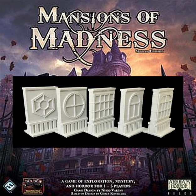 Mansions of Madness: Token Cửa Sổ Tường Dạng Khối - Image 1