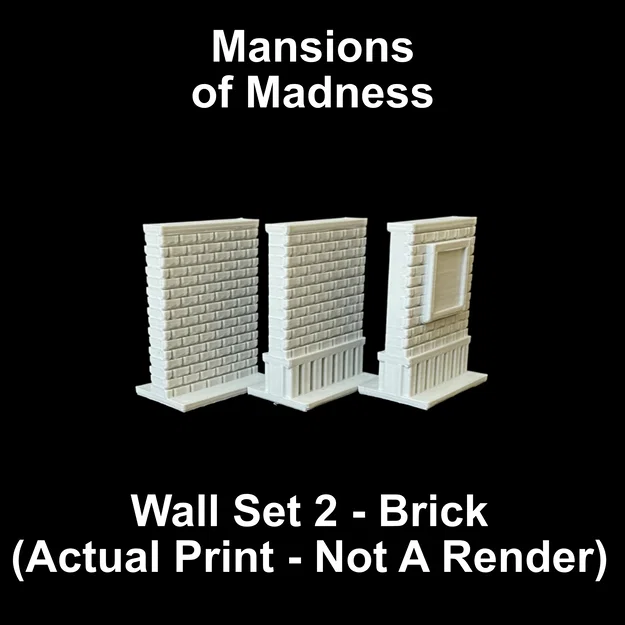 Mansions of Madness: Bộ Tường Gạch (6 cái) - Image 2