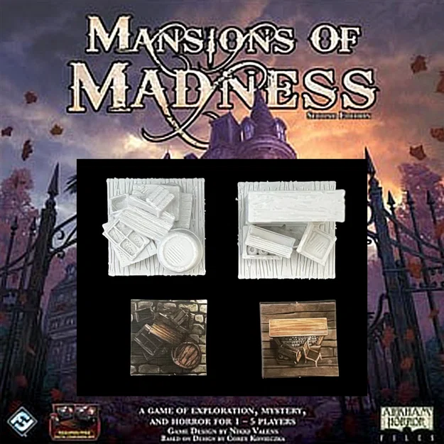 Mansions of Madness: Các mô hình vật cản (Barricade Tokens) - Image 1