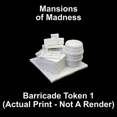 Mansions of Madness: Các mô hình vật cản (Barricade Tokens)