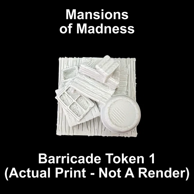Mansions of Madness: Các mô hình vật cản (Barricade Tokens) - Image 5
