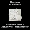 Mansions of Madness: Các mô hình vật cản (Barricade Tokens) - Thumbnail 5