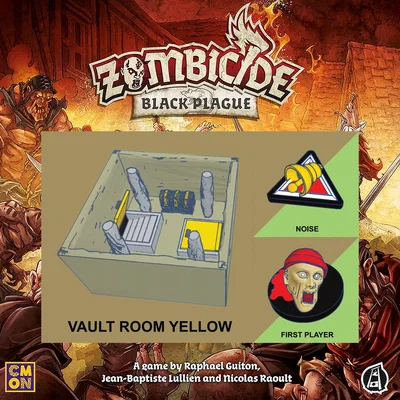 Bộ token, cửa, bụi cây, phòng Vault cho Zombicide Black Plague / Green Horde (Cập nhật 10/09/24)