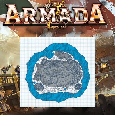 Địa hình đảo Mantic Armada - Các mỏm đá nhỏ