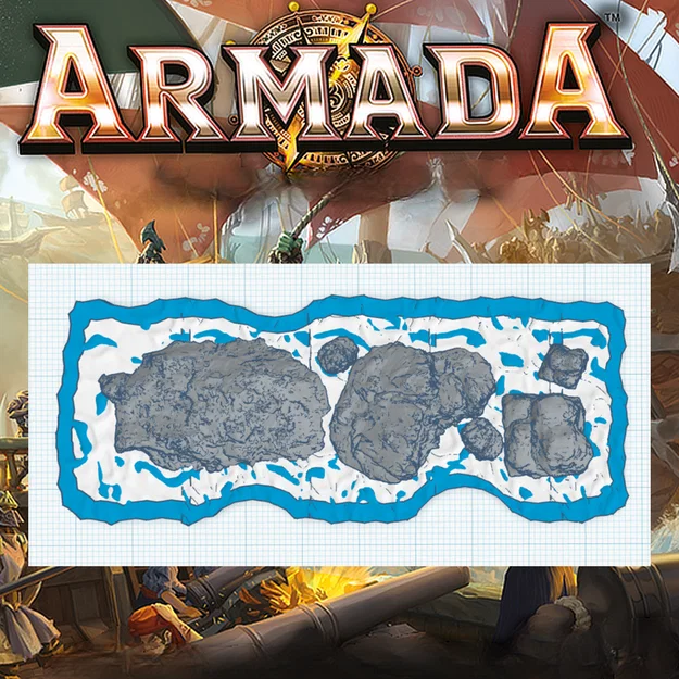 Địa hình Mantic Armada: Các đảo đá cỡ trung - Image 1