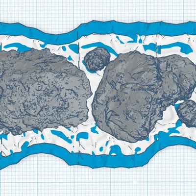 Địa hình Mantic Armada: Các đảo đá cỡ trung