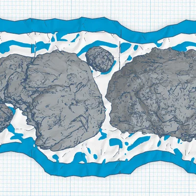 Địa hình Mantic Armada: Các đảo đá cỡ trung