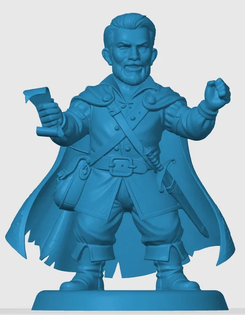 Mô hình Halfling Bard cho game tabletop - Image 3