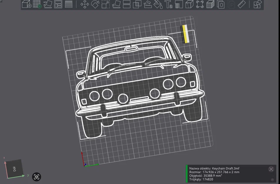 Mô hình trang trí tường xe cổ Fiat 125P độc đáo cho người yêu xe - Image 4