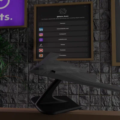 B-2 Spirit – Mô hình máy bay ném bom tàng hình in 3D