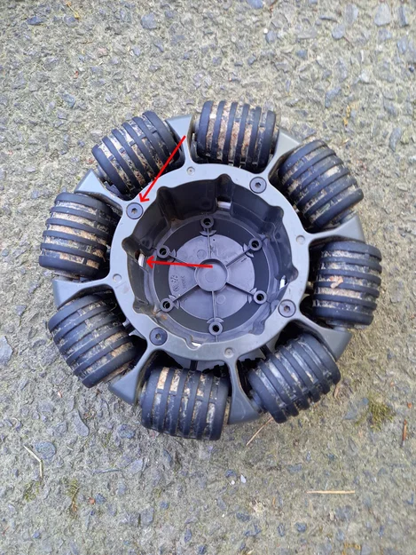 Mammotion LUBA 2 - Nắp che bánh trước - Image 3