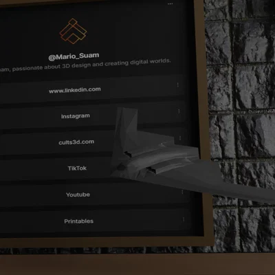 B-2 Spirit – Mô hình máy bay ném bom tàng hình in 3D