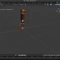 Mô hình nhân vật vui nhộn có khung xương (Armature) để in 3D - Thumbnail 3
