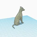 Mô hình chú chó Greyhound / Whippet phong cách Low Poly đang ngồi - Thumbnail 6