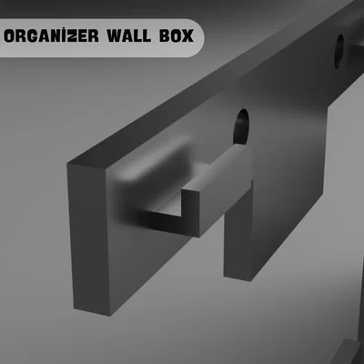 Bộ Kệ Treo Tường, Hộp Đựng Linh Kiện Xưởng - File STL In 3D