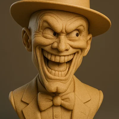 Mô hình 3D Jim Carrey cực chất và đầy biểu cảm