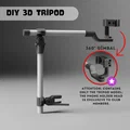 Tripod Đa Năng 3D - Giá Đỡ Máy Ảnh và Điện Thoại Điều Chỉnh Được (File STL) - Thumbnail 1