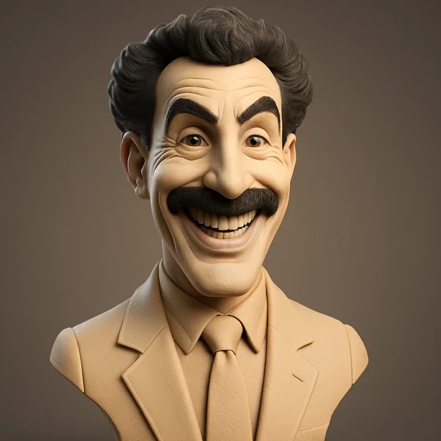 Mô hình 3D Borat cực hài hước - Image 1
