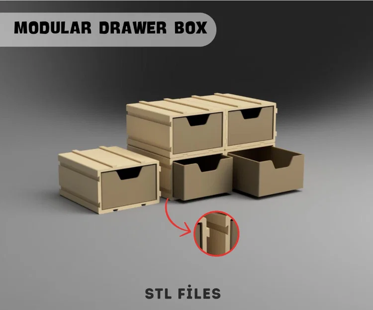 Hộp Đựng Vật Dụng Modular - Thiết Kế Module In 3D Tiện Lợi - Image 2