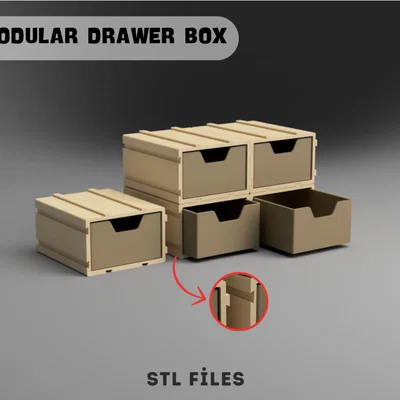Hộp Đựng Vật Dụng Modular - Thiết Kế Module In 3D Tiện Lợi