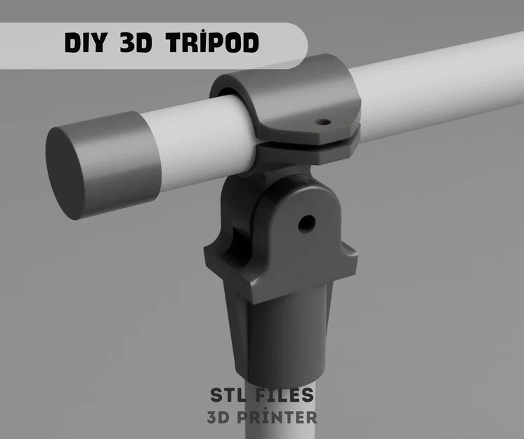 Tripod Đa Năng 3D - Giá Đỡ Máy Ảnh và Điện Thoại Điều Chỉnh Được (File STL) - Image 3